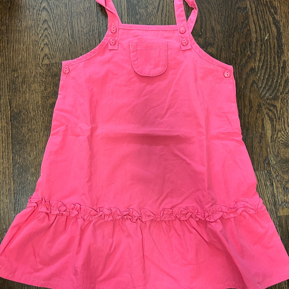 New overall dress in magenta. 3YD/96cm